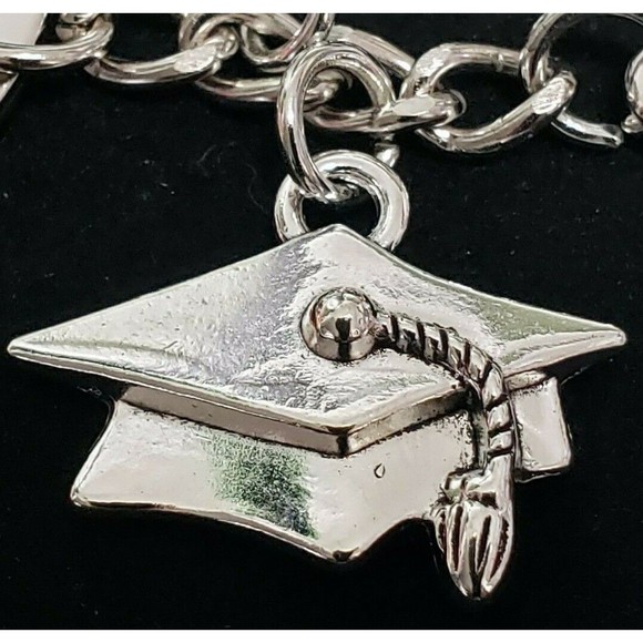 Class of 2023 Graduate Key Chain Cap Tassel Diploma Key Ring College High School - Picture 4 of 6